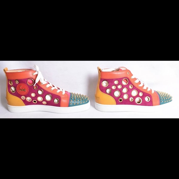 AUTHENTIC Christain Louboution Multicolor Shoes - Picture 3 of 12